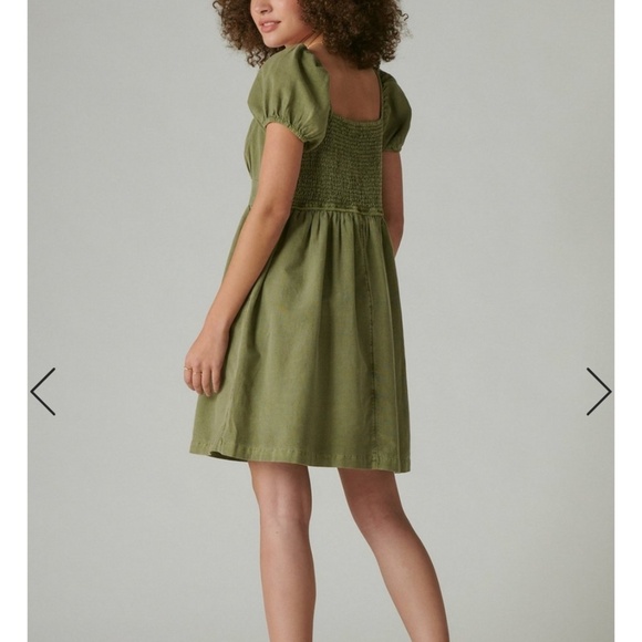 LUCKY BRAND Women's Sweetheart-Neck Babydoll Mini Dress - Picture 3 of 5